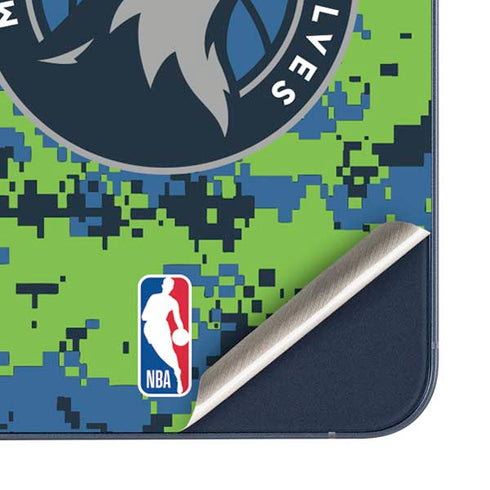 NBA Minnesota Timberwolves Digi Camo Galaxy A36 5G Skin