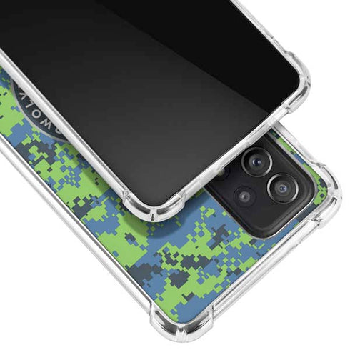 NBA Minnesota Timberwolves Digi Camo Galaxy A52 5G Clear Case