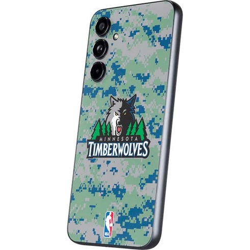 NBA Minnesota Timberwolves Digi Camo Galaxy A54 5G Skin