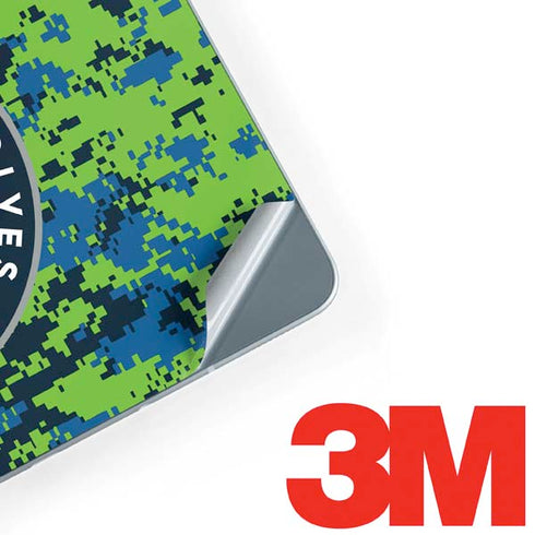 NBA Minnesota Timberwolves Digi Camo Galaxy Book 12in Skin