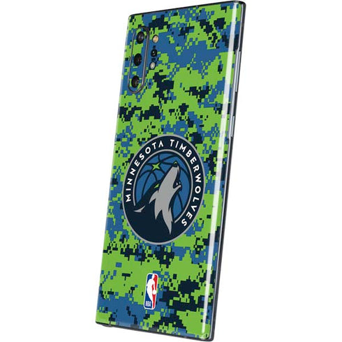 NBA Minnesota Timberwolves Digi Camo Galaxy Note 10 Plus Skin