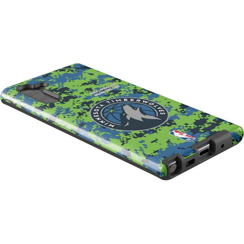 NBA Minnesota Timberwolves Digi Camo Galaxy Note 10 Pro Case