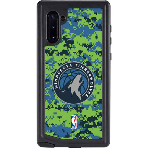 NBA Minnesota Timberwolves Digi Camo Galaxy Cases