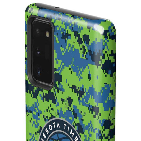 NBA Minnesota Timberwolves Digi Camo Galaxy Note20 5G Pro Case