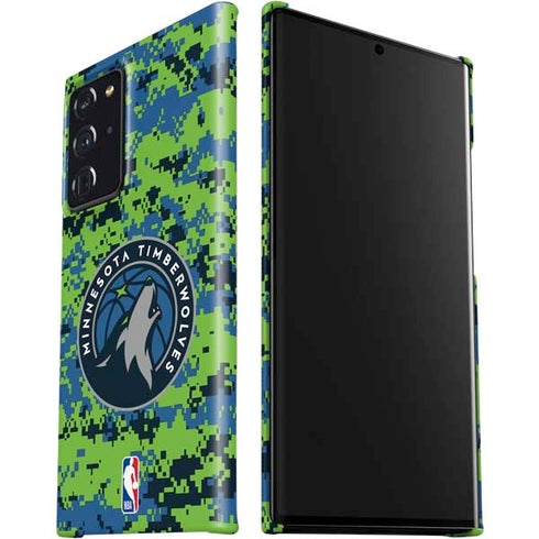 NBA Minnesota Timberwolves Digi Camo Galaxy Note20 Ultra 5G Lite Case