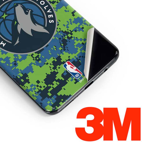 NBA Minnesota Timberwolves Digi Camo Galaxy S10 Plus Skin