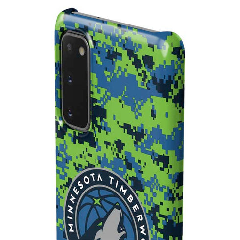 NBA Minnesota Timberwolves Digi Camo Galaxy S20 Lite Case