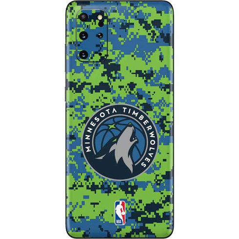 NBA Minnesota Timberwolves Digi Camo Galaxy S20 Plus Skin