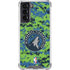 NBA Minnesota Timberwolves Digi Camo Galaxy S21 5G Clear Case