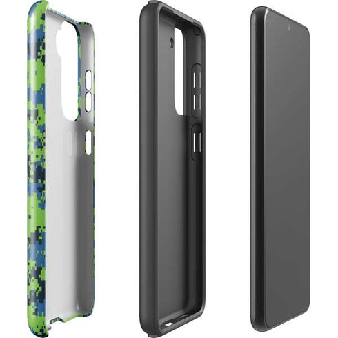 NBA Minnesota Timberwolves Digi Camo Galaxy S21 Plus 5G Pro Case