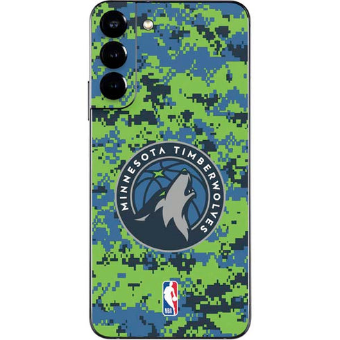 NBA Minnesota Timberwolves Digi Camo Galaxy S22 Plus Skin