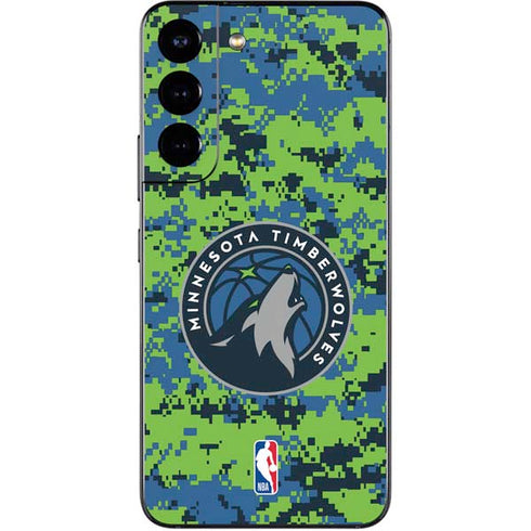 NBA Minnesota Timberwolves Digi Camo Galaxy S22 Skin