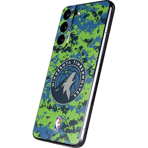 NBA Minnesota Timberwolves Digi Camo Galaxy S22 Skin
