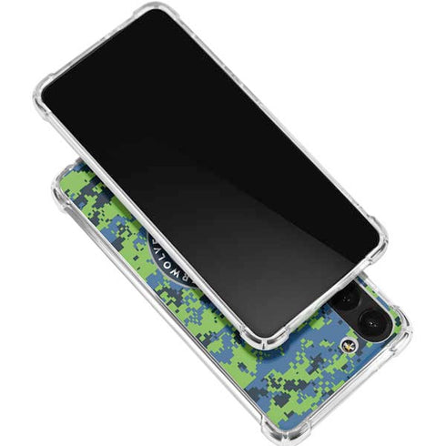 NBA Minnesota Timberwolves Digi Camo Galaxy S23 FE Clear Case