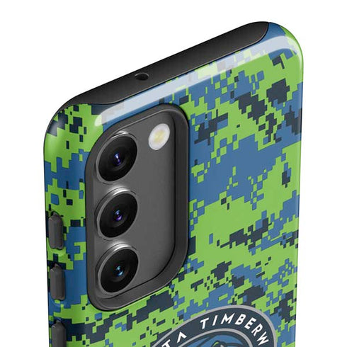 NBA Minnesota Timberwolves Digi Camo Galaxy S23 Plus Pro Case