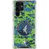 NBA Minnesota Timberwolves Digi Camo Galaxy S23 Ultra Clear Case