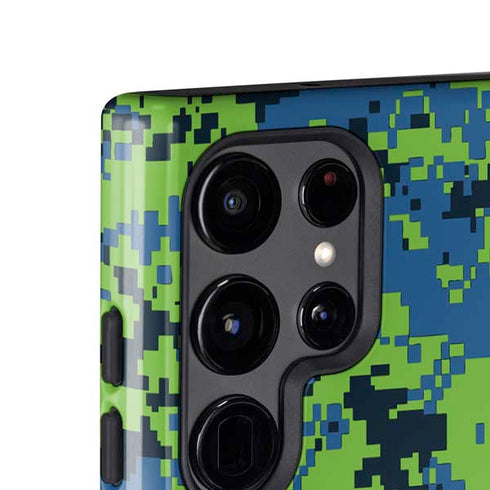 NBA Minnesota Timberwolves Digi Camo Galaxy S23 Ultra Pro Case