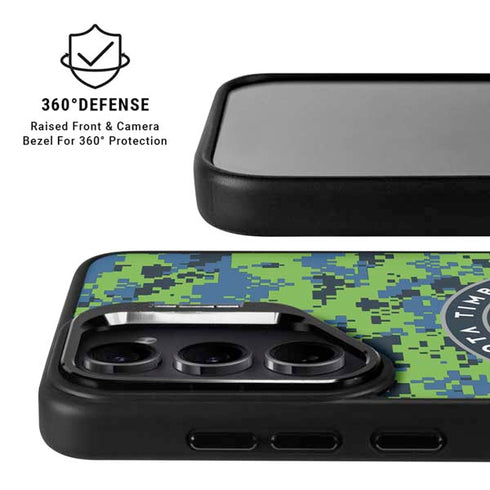 NBA Minnesota Timberwolves Digi Camo Galaxy S24 FE Kickstand Case