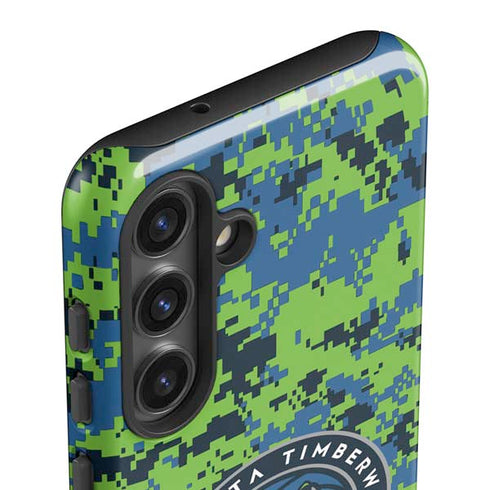 NBA Minnesota Timberwolves Digi Camo Galaxy S25 Impact Case