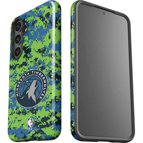 NBA Minnesota Timberwolves Digi Camo Galaxy S25 Impact Case