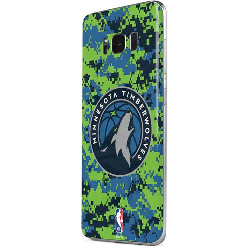 NBA Minnesota Timberwolves Digi Camo Galaxy S8 Plus Skin