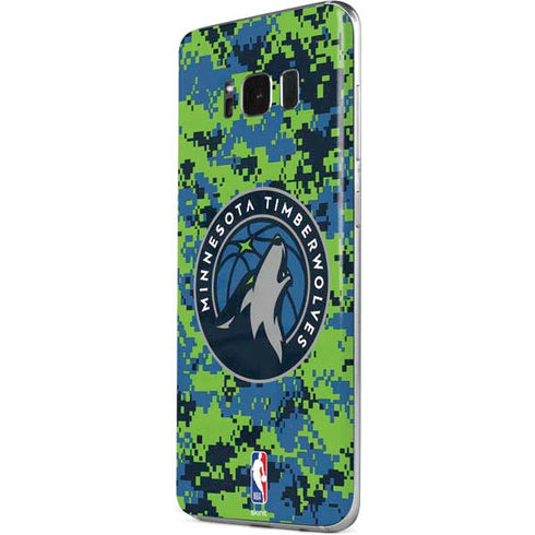 NBA Minnesota Timberwolves Digi Camo Galaxy S8 Skin