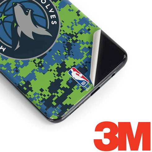 NBA Minnesota Timberwolves Digi Camo Galaxy S9 Plus Skin