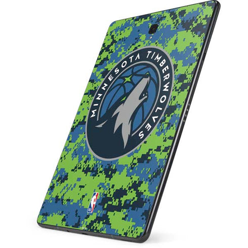 NBA Minnesota Timberwolves Digi Camo Samsung Galaxy Tab Skin