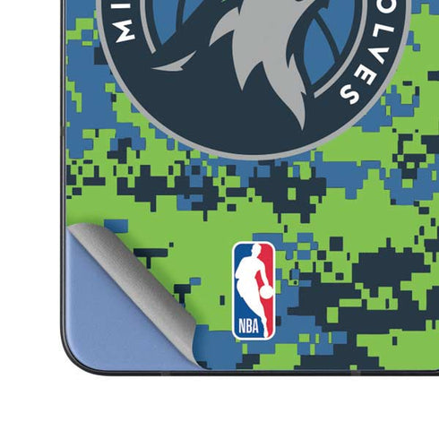 NBA Minnesota Timberwolves Digi Camo Galaxy Z Fold5 5G Skin