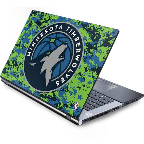 NBA Minnesota Timberwolves Digi Camo Generic Laptop Skin