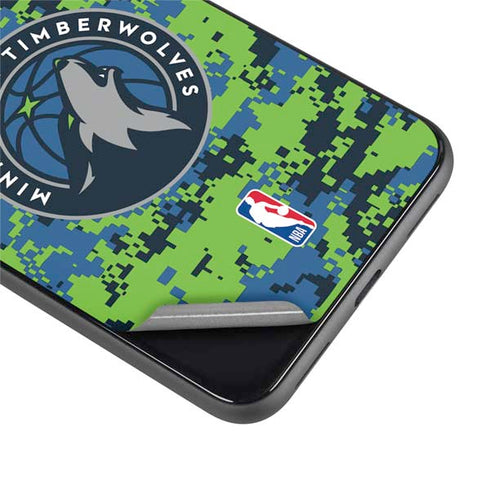 NBA Minnesota Timberwolves Digi Camo Google Pixel 4 XL Skin