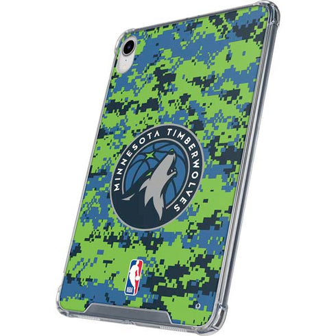 NBA Minnesota Timberwolves Digi Camo iPad 11th Gen (2025) Clear Case