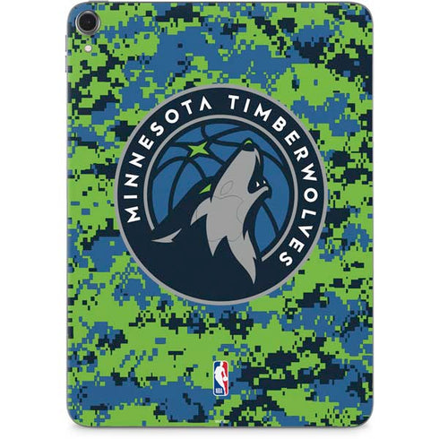 NBA Minnesota Timberwolves Digi Camo Apple iPad Pro Skin