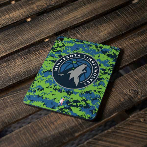 NBA Minnesota Timberwolves Digi Camo Apple iPad Pro Skin