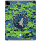 NBA Minnesota Timberwolves Digi Camo iPad Pro 12.9in (2020) Clear Case
