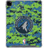 NBA Minnesota Timberwolves Digi Camo iPad Pro 12.9in (2020) Clear Case