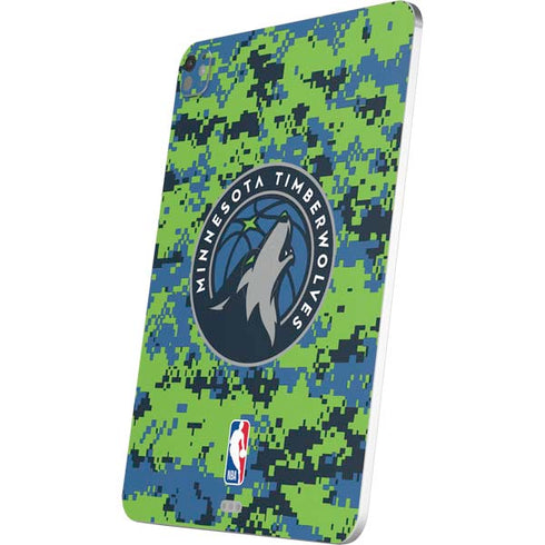 NBA Minnesota Timberwolves Digi Camo iPad Pro 13in M4 (2024) Skin