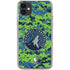 NBA Minnesota Timberwolves Digi Camo iPhone 11 Clear Case