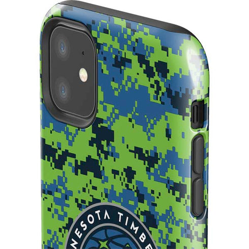 NBA Minnesota Timberwolves Digi Camo iPhone 11 Impact Case