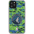 NBA Minnesota Timberwolves Digi Camo iPhone 11 Pro Clear Case