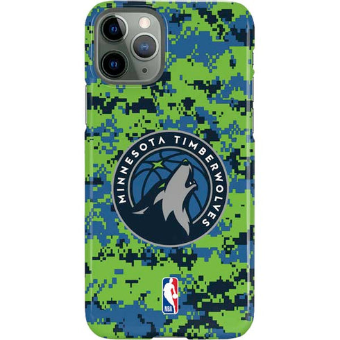 NBA Minnesota Timberwolves Digi Camo iPhone 11 Pro Lite Case