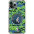 NBA Minnesota Timberwolves Digi Camo iPhone 11 Pro Max Clear Case