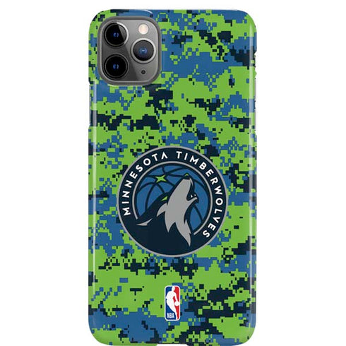 NBA Minnesota Timberwolves Digi Camo iPhone Cases