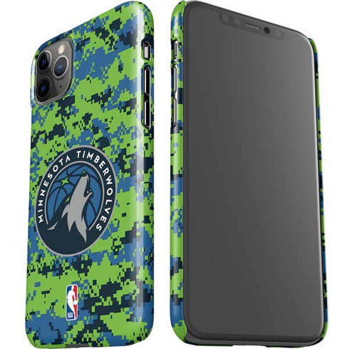 NBA Minnesota Timberwolves Digi Camo iPhone 11 Pro Max Lite Case