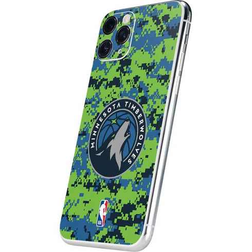 NBA Minnesota Timberwolves Digi Camo iPhone 11 Pro Skin