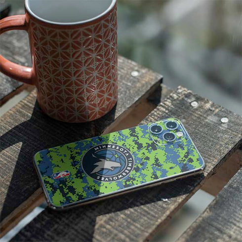 NBA Minnesota Timberwolves Digi Camo iPhone 11 Pro Skin