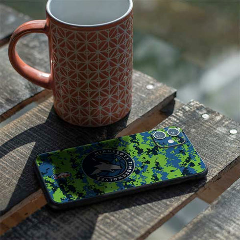 NBA Minnesota Timberwolves Digi Camo iPhone 11 Skin