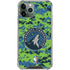 NBA Minnesota Timberwolves Digi Camo iPhone 12 Pro Max Clear Case