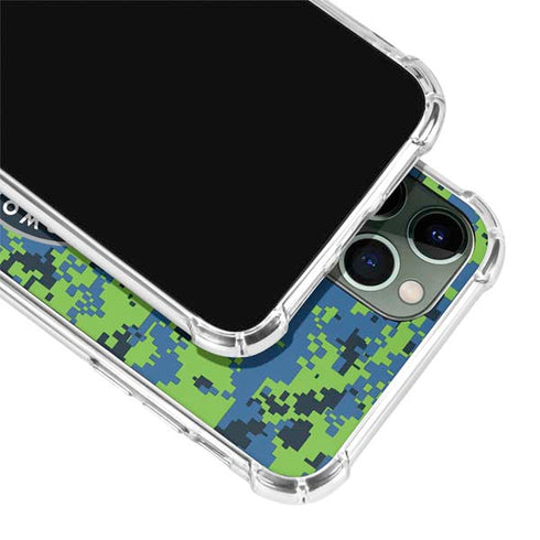 NBA Minnesota Timberwolves Digi Camo iPhone 12 Pro Max Clear Case