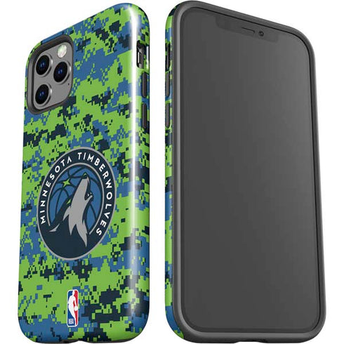 NBA Minnesota Timberwolves Digi Camo iPhone 12 Pro Max Impact Case
